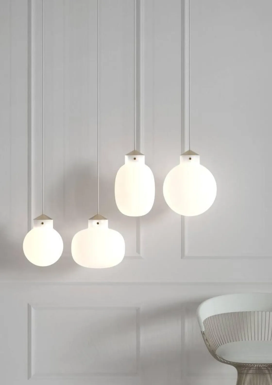 DFTP Kjøkkenbelysning Tak|Takpendler<Raito takpendel 22 oval - Opal