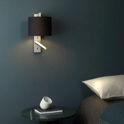 Astro Lighting Leselamper<Ravello LED Reader vegglampe rund skjerm