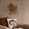 Ferm Living Barneromsbelysning<Rådyr vegglampe - røkt eik