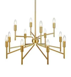 Marksløjd Kjøkkenbelysning Tak|Lysekroner<Regent takpendel 12 lys - Gullfarget - Gull