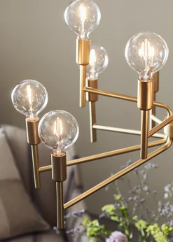 Marksløjd Kjøkkenbelysning Tak|Lysekroner<Regent takpendel 12 lys - Gullfarget - Gull