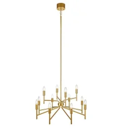 Marksløjd Kjøkkenbelysning Tak|Lysekroner<Regent takpendel 12 lys - Gullfarget - Gull