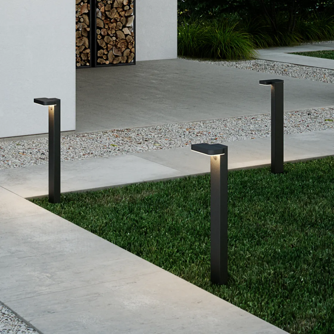 Nordlux Solcellebelysning|Pullert<Rica Square pullert solcelle m/bevegelse sensor -