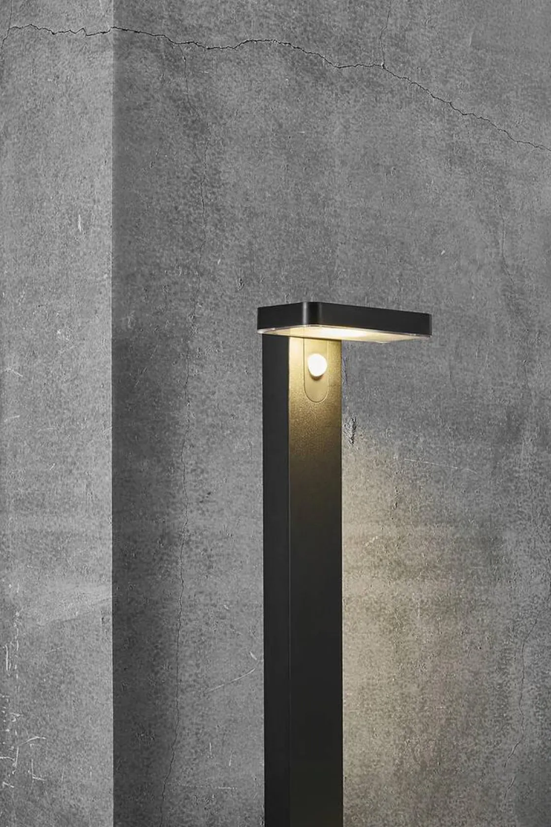 Nordlux Solcellebelysning|Pullert<Rica Square pullert solcelle m/bevegelse sensor -