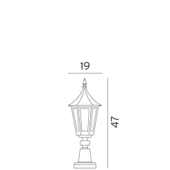 Norlys Lightup-Pris|Portstolper<Rimini portstolpe 250