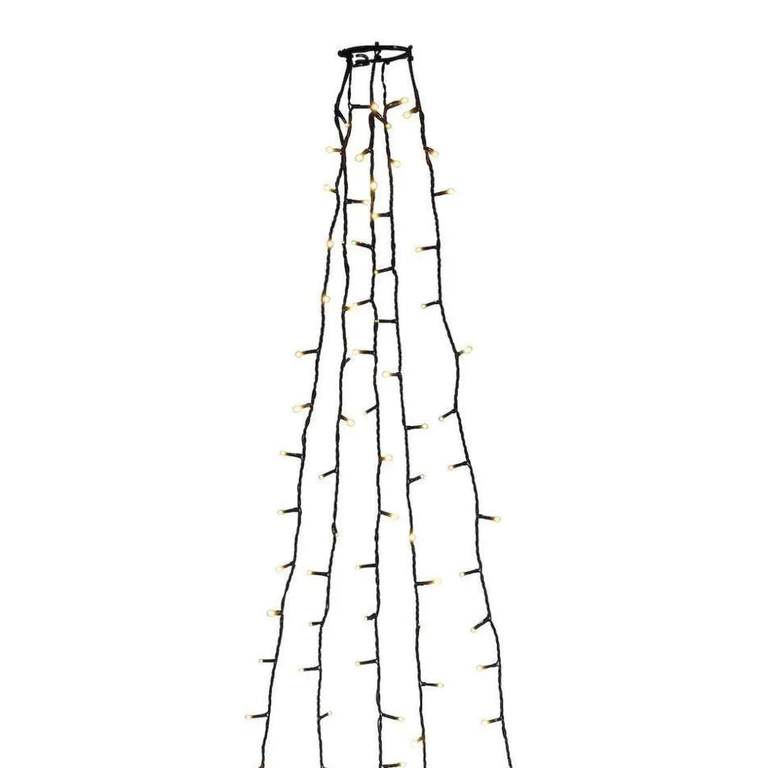 Konstsmide Juletrelys Inne<Ring slynge for juletre 5x50 LED 300 cm -