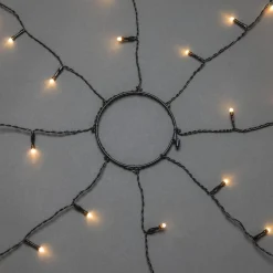 Konstsmide Juletrelys & Lysslynger<Ringslynge 2,4 meter Firefly 8 x 30 LED - Frostet