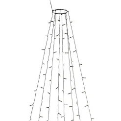 Konstsmide Juletrelys & Lysslynger<Ringslynge 8x50 LED lys 4 meter utendørs med funklefunksjon IP44 -