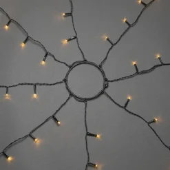 Konstsmide Juletrelys & Lysslynger<Ringslynge 8x50 LED lys 4 meter utendørs med funklefunksjon IP44 -
