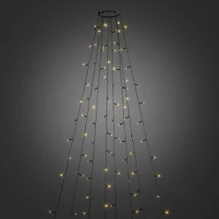 Konstsmide Juletrelys & Lysslynger<Ringslynge 8x50 LED lys 4 meter utendørs med funklefunksjon IP44 -