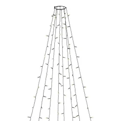 Konstsmide Juletrelys & Lysslynger<Ringslynge 8x50 LED lys 4 meter utendørs med funklefunksjon IP44 -