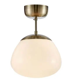 Marksløjd Kjøkkenbelysning Tak|Takpendler<Rise taklampe - Antikk messing/Opal hvit - Messing / Opal