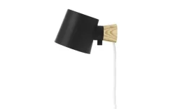 Normann Copenhagen Leselamper<Rise vegglampe, Svart