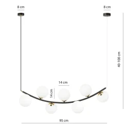 Emibig Kjøkkenbelysning Tak<Ritz takpendel 7-lys