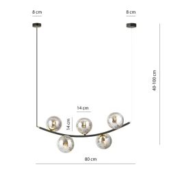 Emibig Kjøkkenbelysning Tak<Ritz takpendel 5-lys
