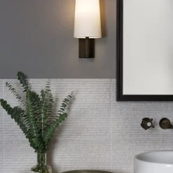 Astro Lighting Baderomsbelysning Vegg<Riva 350 vegglampe IP44 med skjerm