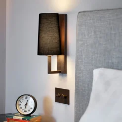 Astro Lighting Baderomsbelysning Vegg<Riva 350 vegglampe IP44 med skjerm