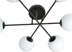 Emibig Kjøkkenbelysning Tak|Taklamper / Takplafonder<Roma taklampe 6-lys - Svart/Opal