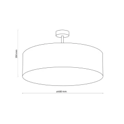 TK Lighting Kjøkkenbelysning Tak|Taklamper / Takplafonder<Rondo taklampe 60 cm