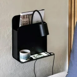 Nordlux Barneromsbelysning|Leselamper<Roomi vegglampe med hylle og USB