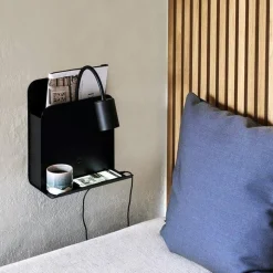 Nordlux Barneromsbelysning|Leselamper<Roomi vegglampe med hylle og USB