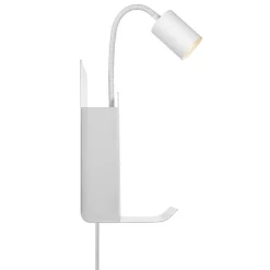 Nordlux Barneromsbelysning|Leselamper<Roomi vegglampe med hylle og USB