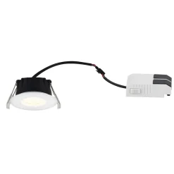 Nordlux Baderomsbelysning Tak<Rosalee lavtbyggende downlight 2700/3000/4000 Kelvin IP65 7W dimbar