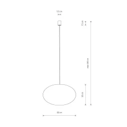 Nowodvorski Kjøkkenbelysning Tak|Takpendler<Rotting takpendel 60 cm