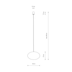 Nowodvorski Kjøkkenbelysning Tak|Takpendler<Rotting takpendel 40 cm
