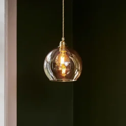 EBB & FLOW Kjøkkenbelysning Tak|Takpendler<Rowan takpendel 22 cm Golden Smoke/gull