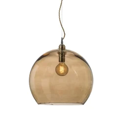 EBB & FLOW Kjøkkenbelysning Tak|Takpendler<Rowan takpendel 39 cm Kastanjebrun/gull