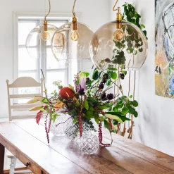 EBB & FLOW Kjøkkenbelysning Tak|Takpendler<Rowan takpendel 39 cm Kastanjebrun/gull