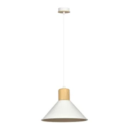 Emibig Kjøkkenbelysning Tak|Takpendler<Rowen takpendel 25 cm - Hvit/Tre