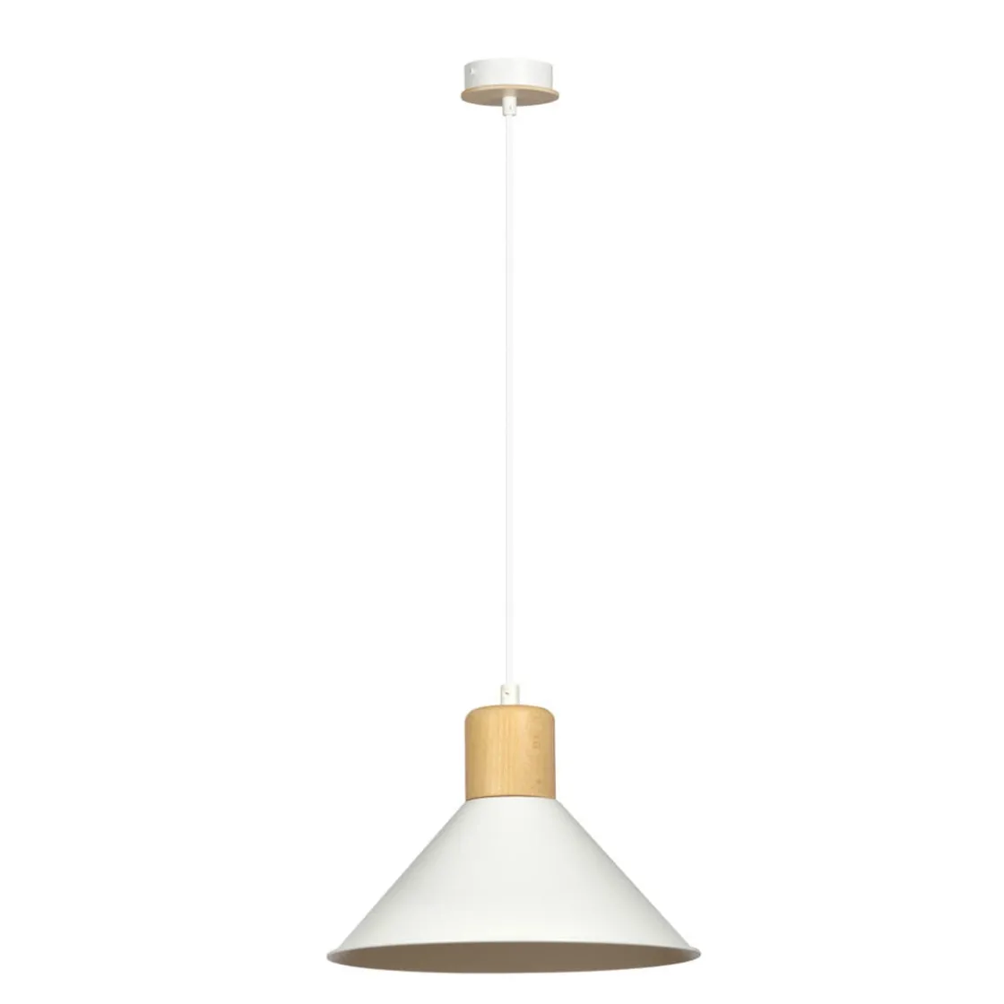 Emibig Kjøkkenbelysning Tak|Takpendler<Rowen takpendel 25 cm - Hvit/Tre