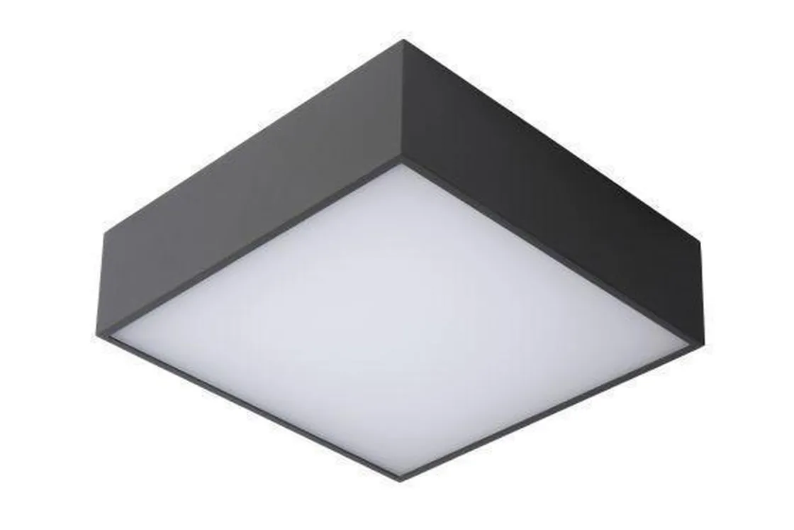 Lucide Kjøkkenbelysning Tak|Baderomsbelysning Tak<Roxane square taklampe IP54 10 watt 2700 Kelvin -
