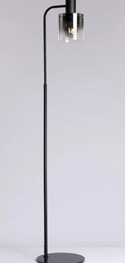 Ms - belysning Interiørlamper Gulv<Roxy gulvlampe - Svart/Røykfarget glass