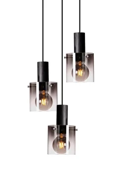 Ms - belysning Kjøkkenbelysning Tak|Takpendler<Roxy rondell 3 lys takpendel - farget glass