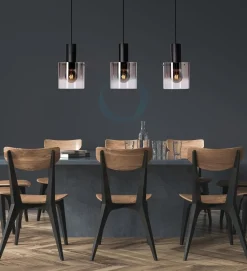 Ms - belysning Kjøkkenbelysning Tak|Takpendler<Roxy takpendel skinne 3 stk 20 cm - farget