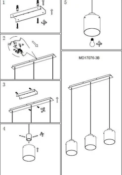 Ms - belysning Kjøkkenbelysning Tak|Takpendler<Roxy takpendel skinne 3 stk 20 cm - farget