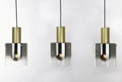 Ms - belysning Kjøkkenbelysning Tak|Takpendler<Roxy takpendel skinne 3 stk 20 cm - Messing/Røykfarget