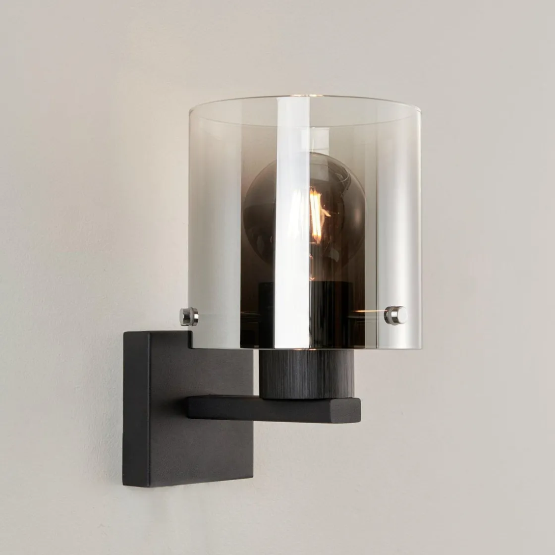 Ms - belysning Interiørlamper<Roxy vegglampe - Svart/Røykfarget