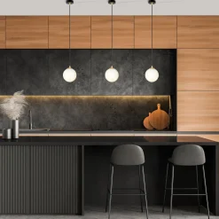 Emibig Kjøkkenbelysning Tak|Takpendler<Royal takpendel - Svart/Opal/Gullfarget