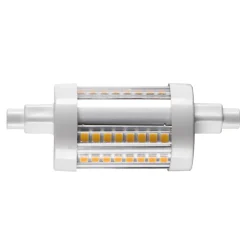 Slv Led-Pærer R7 Sokkel<R7S sokkel 78mm 9W 3000 kelvin Ra90 - Dimbar