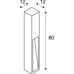 Slv Pullert<y pullert 80 cm IP44