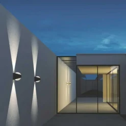 LOOM Design Utelamper Med Opp/Ned Lys|Baderomsbelysning Vegg<Saga vegglampe IP65 12W 3000K - Svart