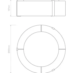 Astro Lighting Kjøkkenbelysning Tak|Taklamper / Takplafonder<Salina 400 taklampe