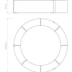 Astro Lighting Kjøkkenbelysning Tak|Taklamper / Takplafonder<Salina 550 taklampe