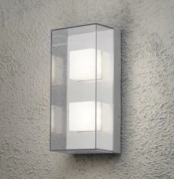 Konstsmide Utelamper - Veggskjold / Plafond<Sanremo dobbel vegglampe 8W LED -