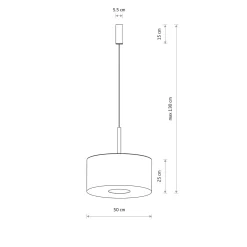 Nowodvorski Kjøkkenbelysning Tak|Takpendler<Santana takpendel 50 cm