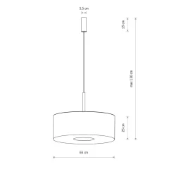 Nowodvorski Kjøkkenbelysning Tak|Takpendler<Santana takpendel 65 cm